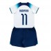 Cheap England Marcus Rashford #11 Home Football Kit Children World Cup 2022 Short Sleeve (+ pants)